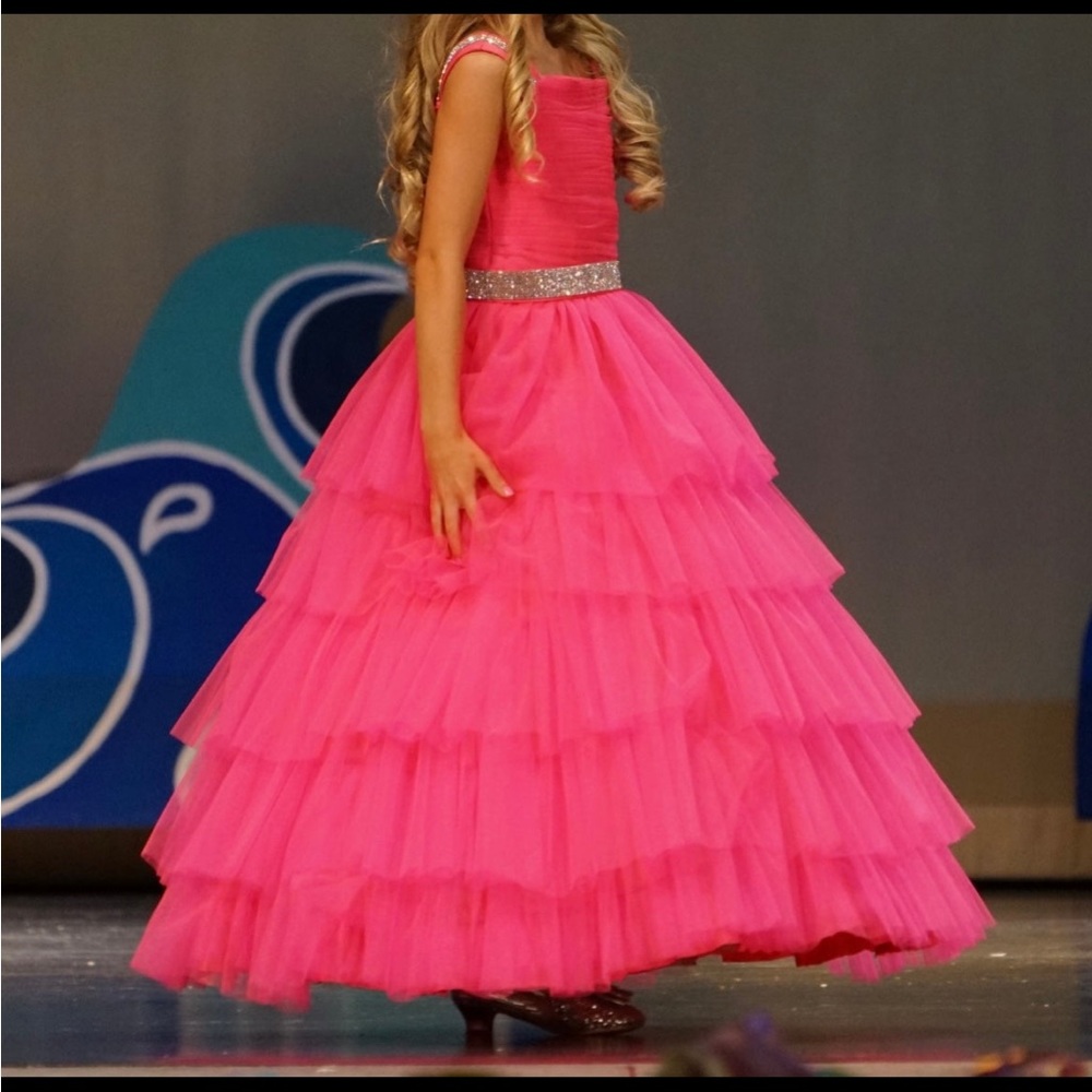 Gorgeous Hot Pink Pageant Dress